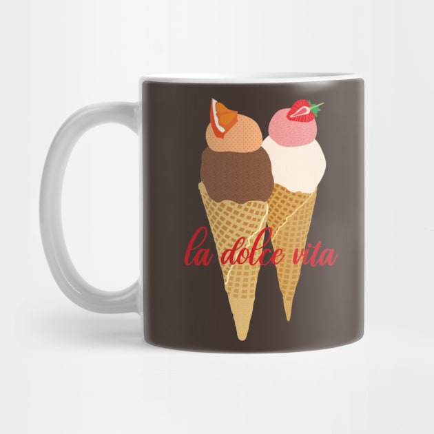 La Dolce Vita Gelato Cones by Lisa